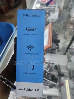 Tv98 Atv Max+ Android TV Box 14.0 – 5g Wifi - Chromecast Built-In