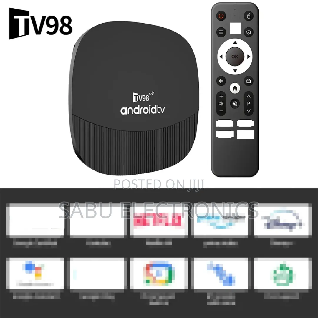 Tv98 Atv Max+ Android TV Box 14.0 – 5g Wifi - Chromecast Built-In