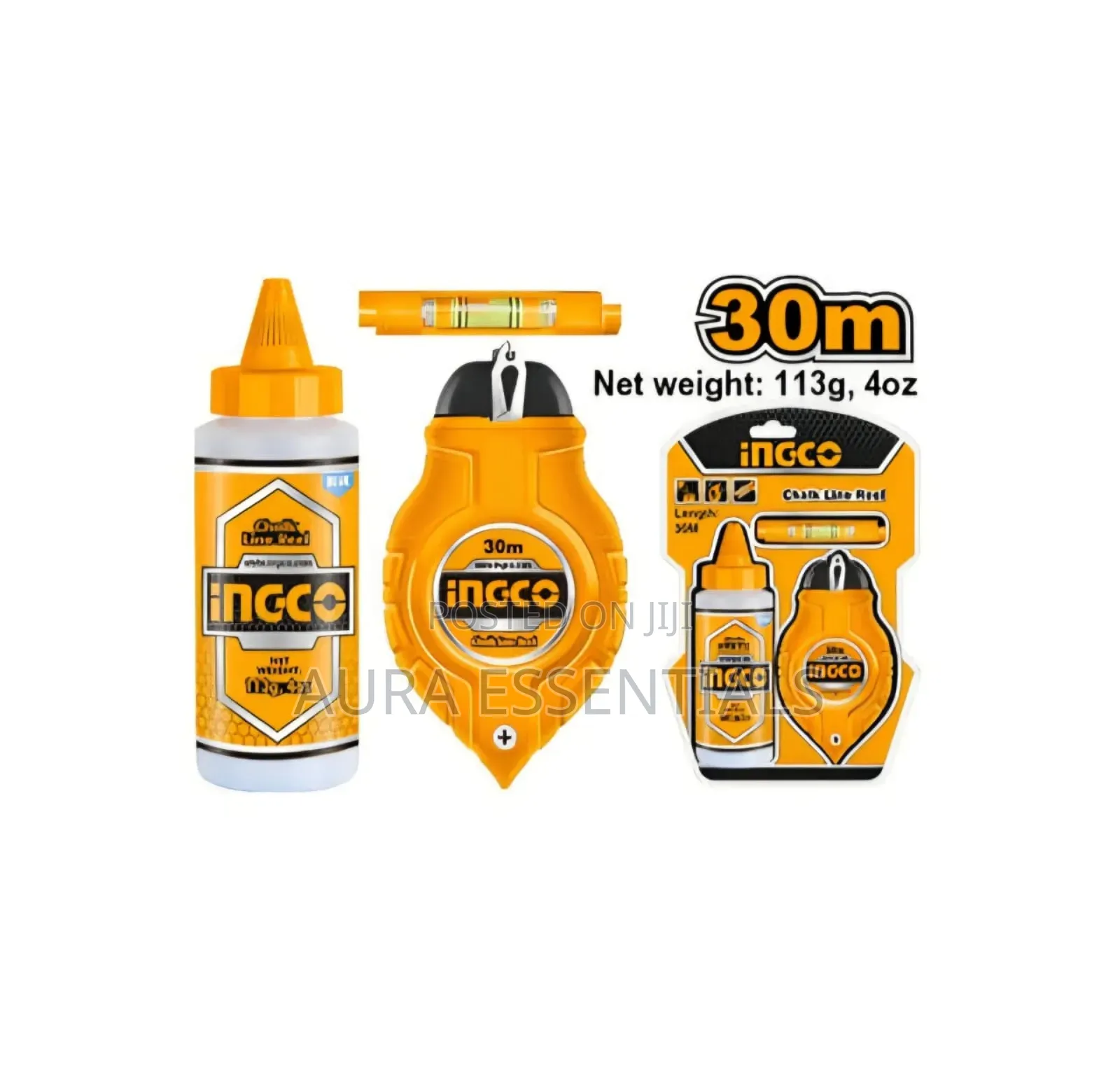 Ingco Chalk Line Reel Set