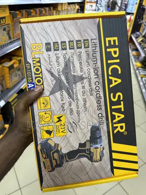 Epica Star 21v Lithium-Ion Brushless Cordless Drill (Ep-10185)