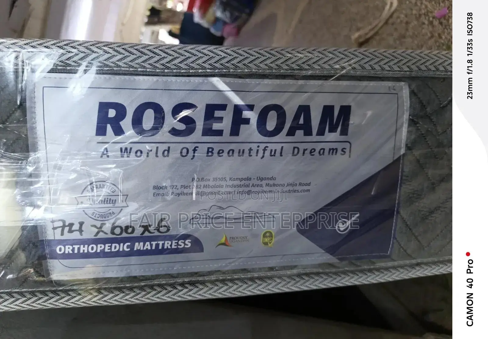 4x6x6 Inches. Mattresses Orthopedic. Rosefoam