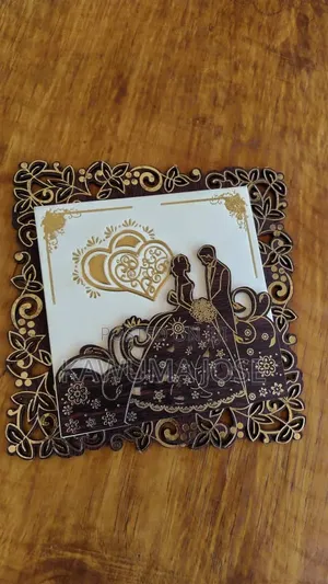 Wooden Invitation Card