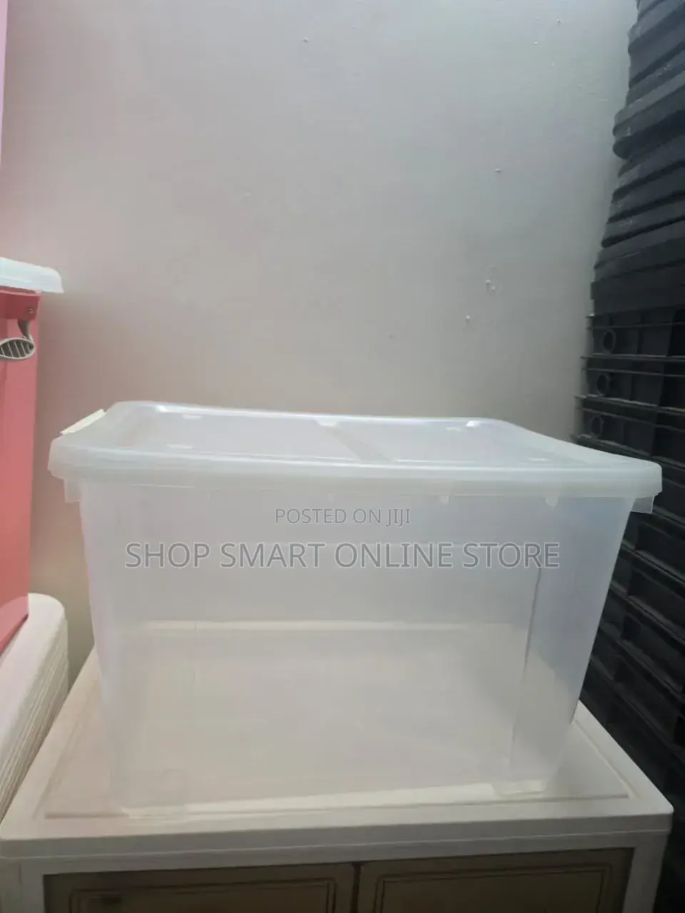 Transparent Plastic Storage Boxes