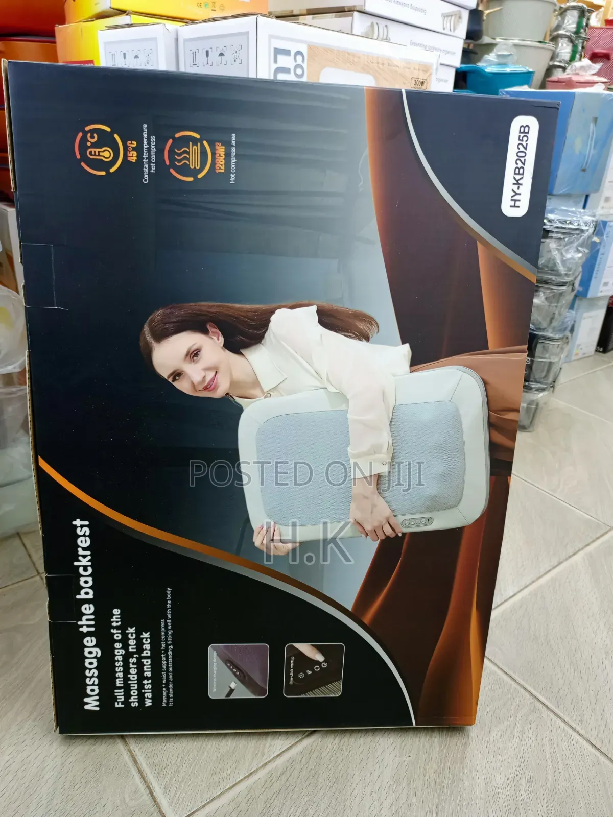 Shiatsu Backrest Seat Massager