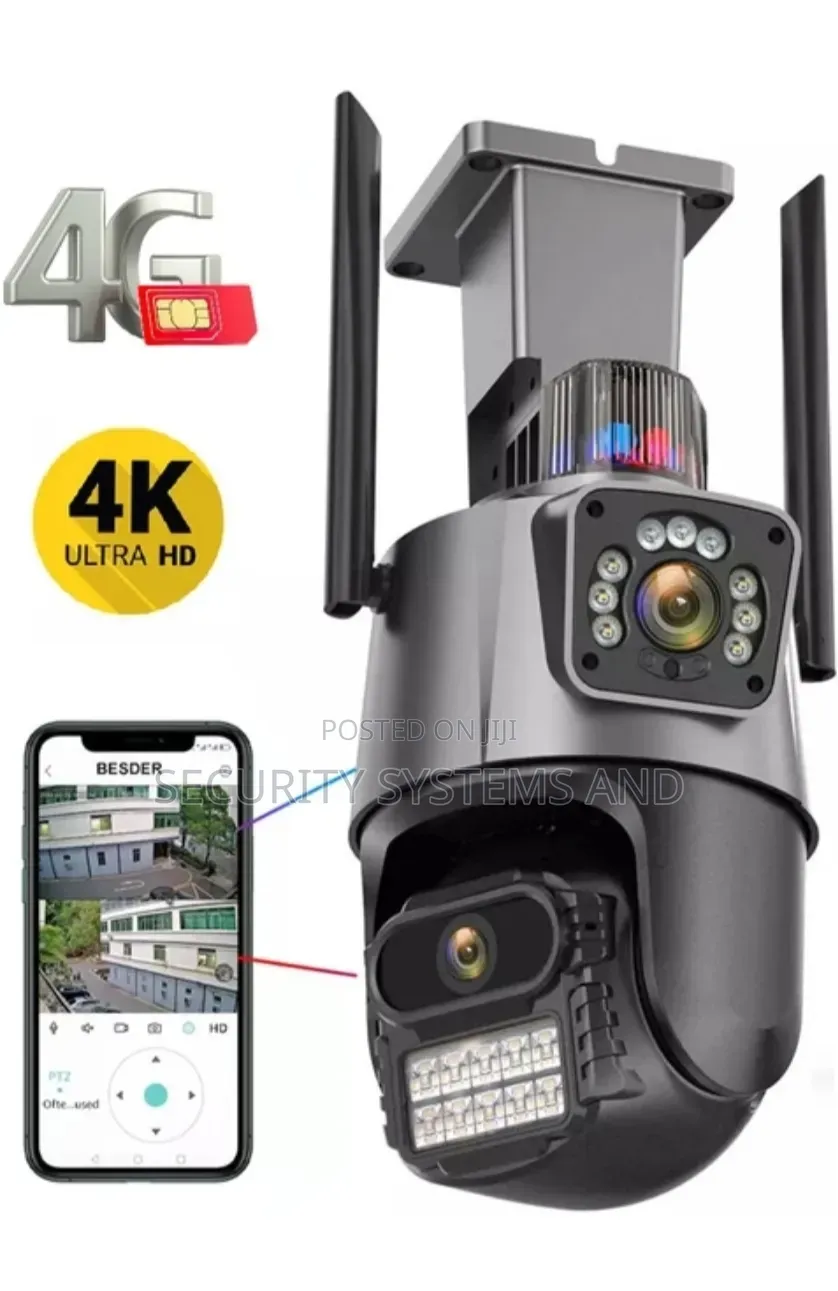 4g Smart Home Camera With Night Vison and Audio and Motion Sensor