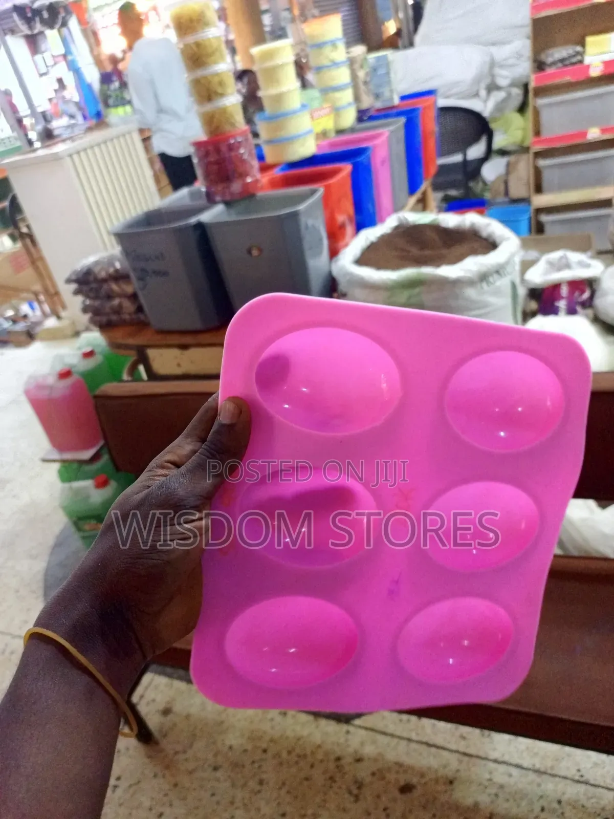 6-Cavity Silicone Soap Mold
