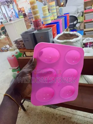 6-Cavity Silicone Soap Mold
