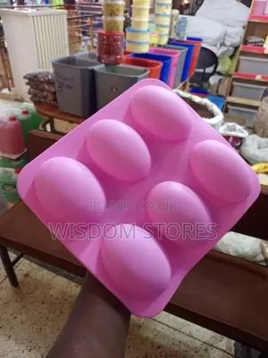 6-Cavity Silicone Soap Mold
