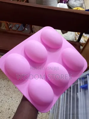 6-Cavity Silicone Soap Mold