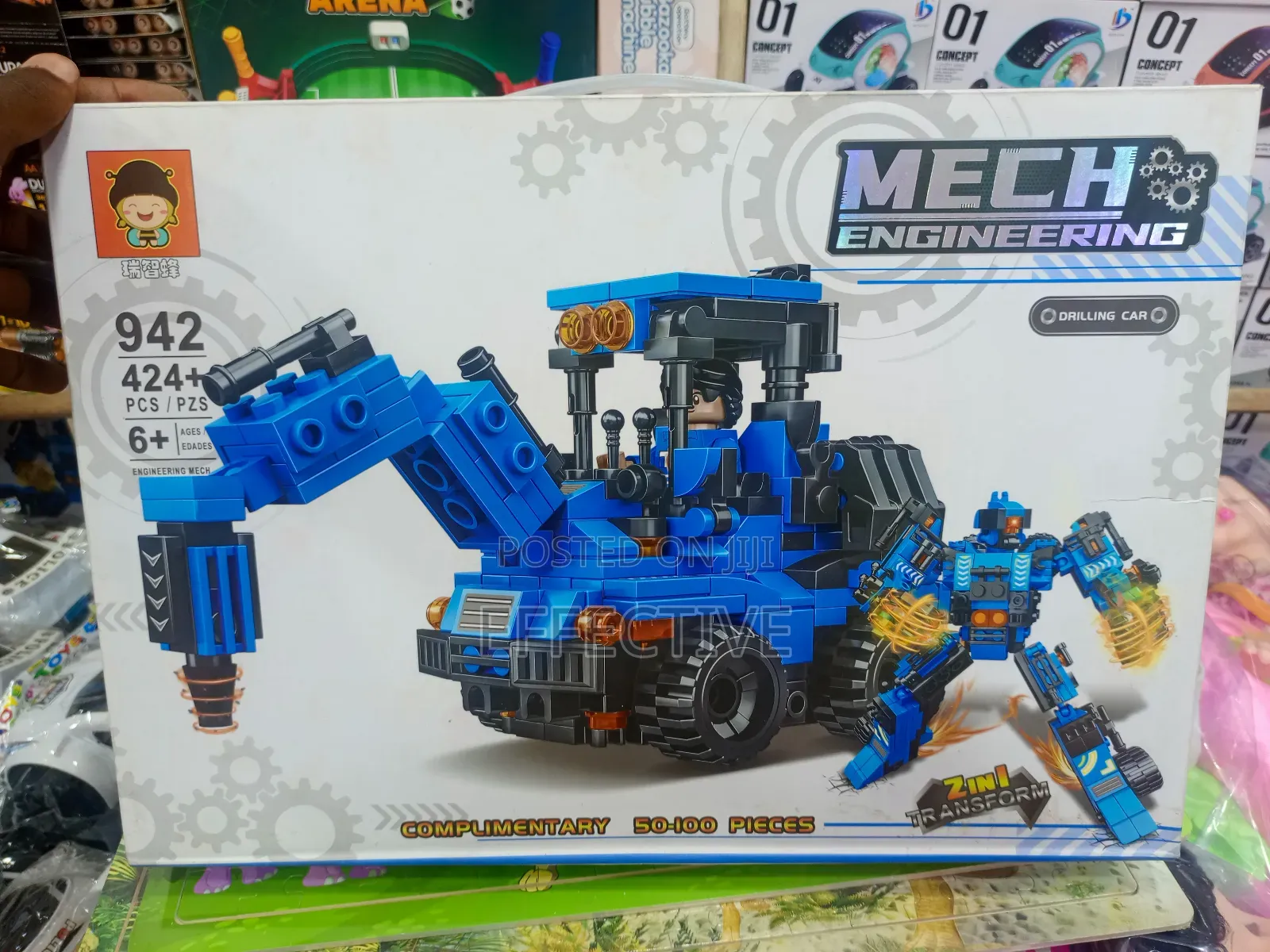 Mech Engineering Drilling Car Set