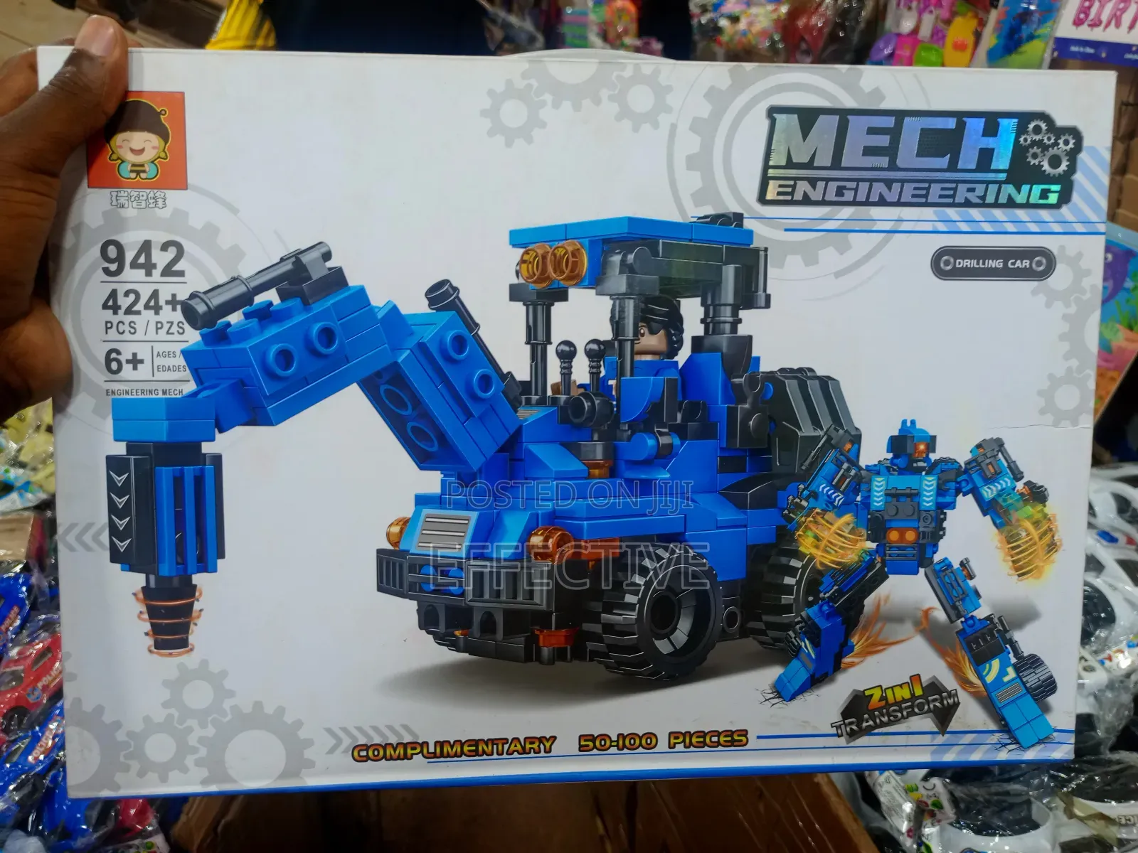 Mech Engineering Drilling Car Set