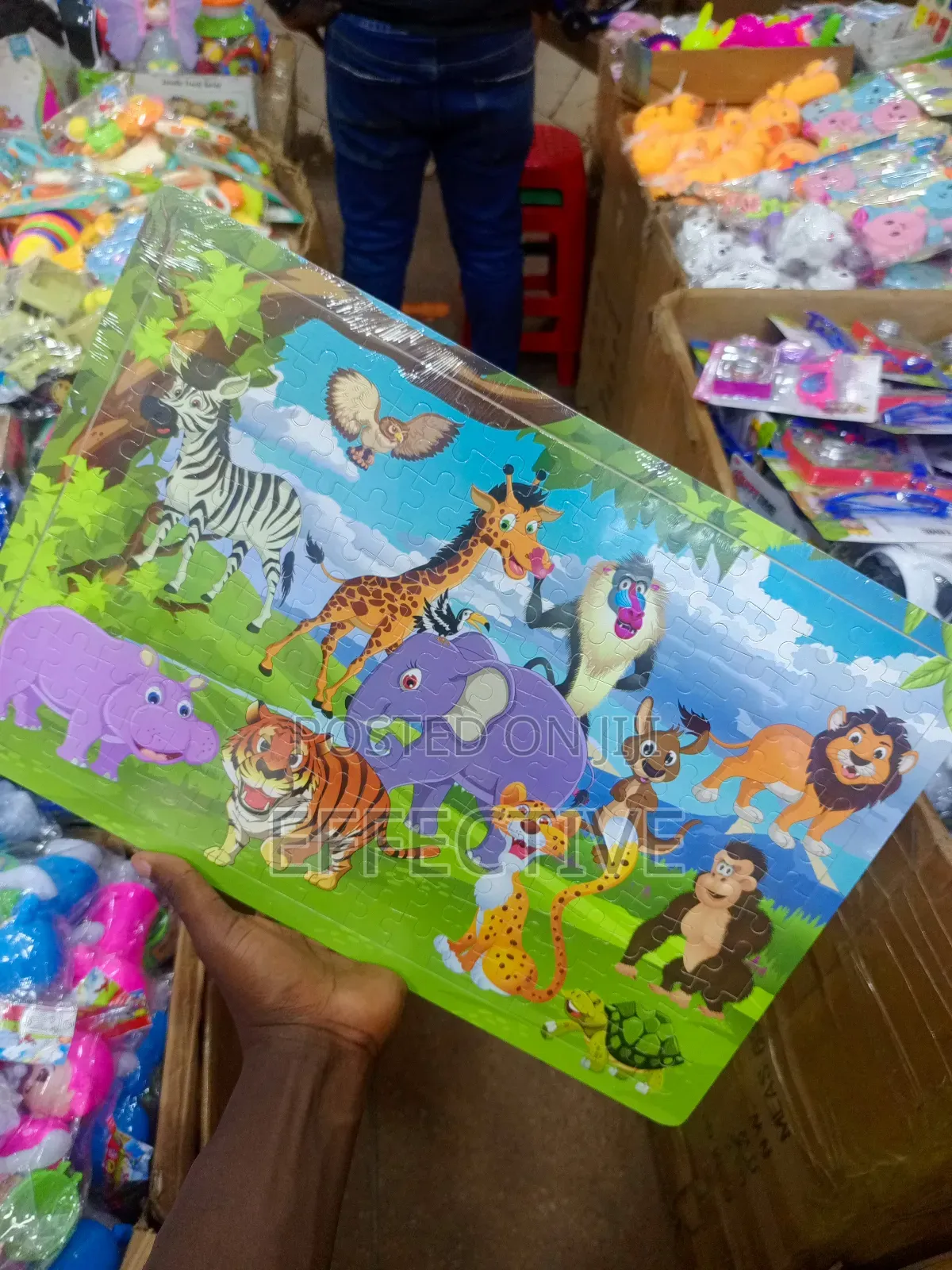 Jungle-Themed Jigsaw Puzzle
