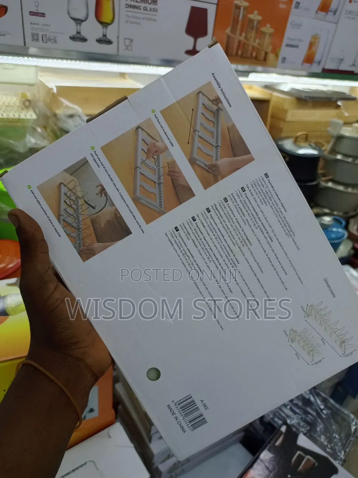 Expanding Cookware Organiser