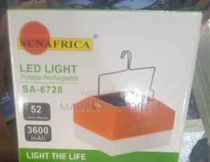 Su African Sa-6728 Led Light Is a Portable, Rechargeable Device.
