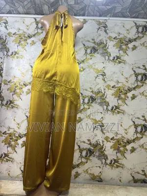 2piece Laced Satin Trouser