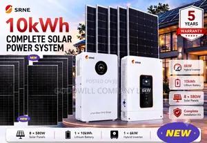 10kwh 48v Lomindiana Lithium/Hybrid Solar System Full Kit