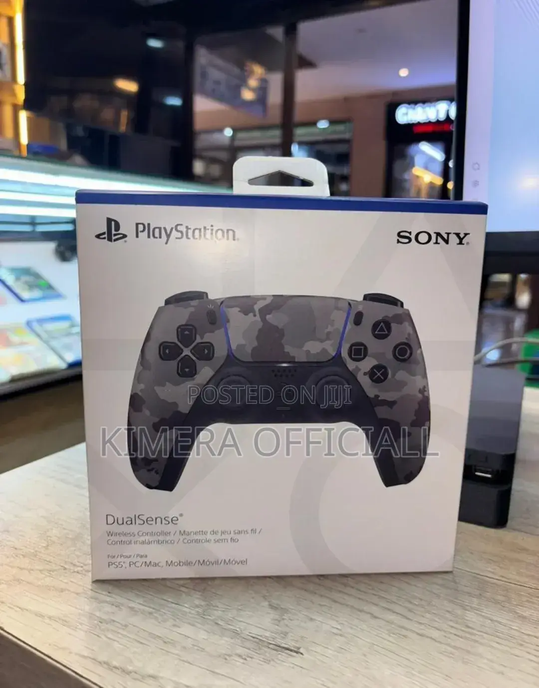 Ps5 Gray Camo Controller. Zero Stick Drift. Tactical Look 