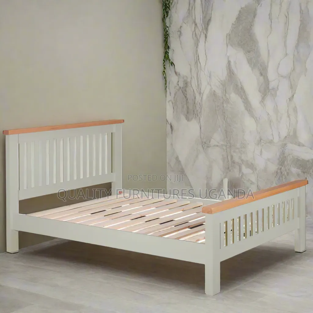 5 by 6 Flat Wooden Bed 