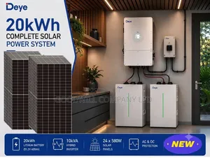 20kwh Deye 48v Comboindia Lithium/Hybrid Solar System Full Kit