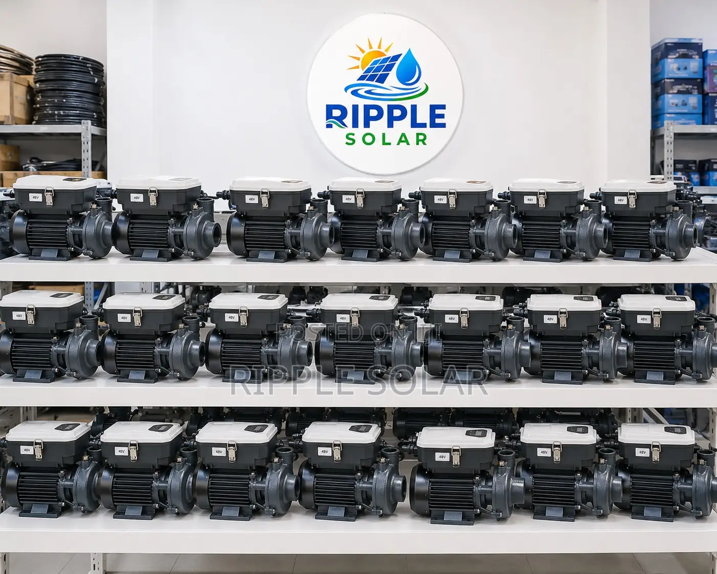 500w Solar Surface Water Pump, 58m Head, 3000l/H, 48v