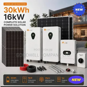 30kwh 16kva 3 Phase Complete Solar System