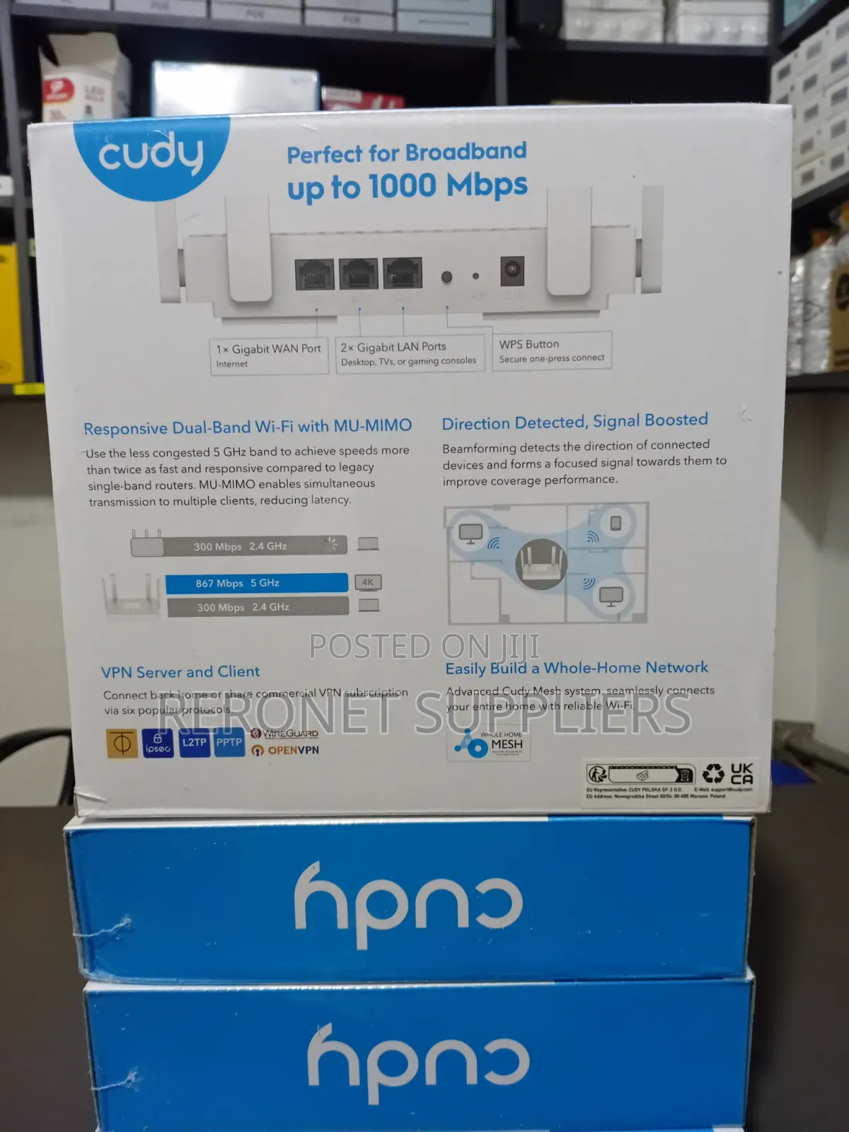 Cudy Gigabit Dual Band Mesh Wifi Router