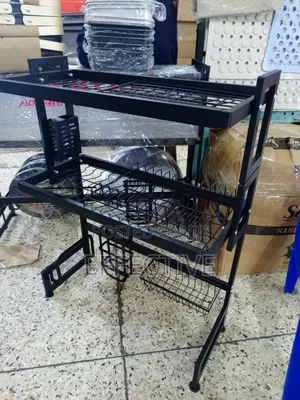 Two-Tier Over-the-Sink Dish Drying Rack