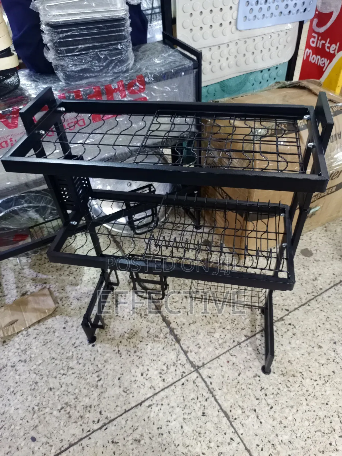 Two-Tier Over-the-Sink Dish Drying Rack