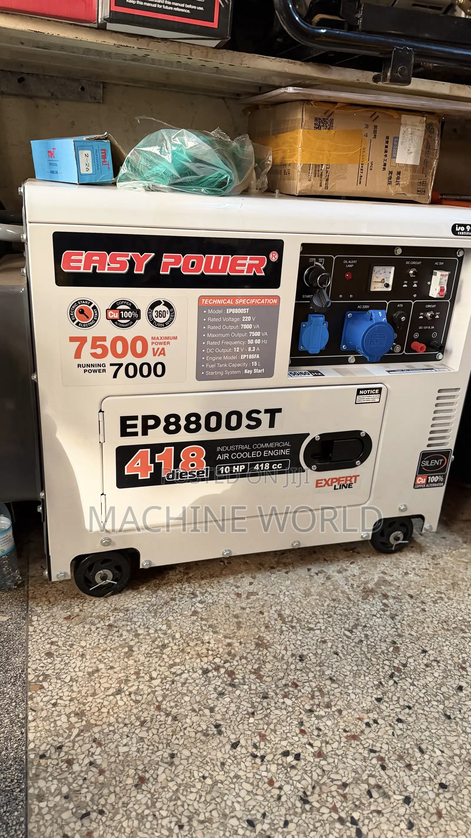7500va Diesel Generator Easy Power