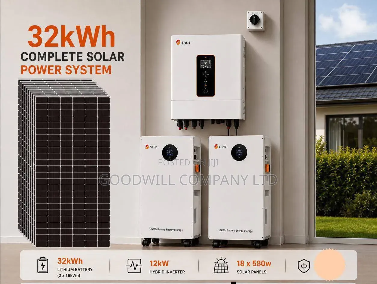 32kwh 48v Lithium / Hybrid Solar System Complete Set
