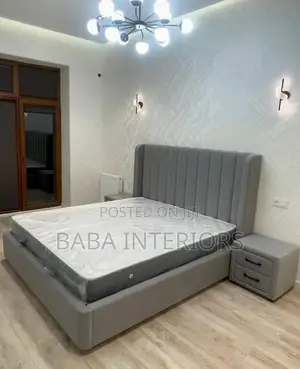 Bed 5*6 Velvet Fabric
