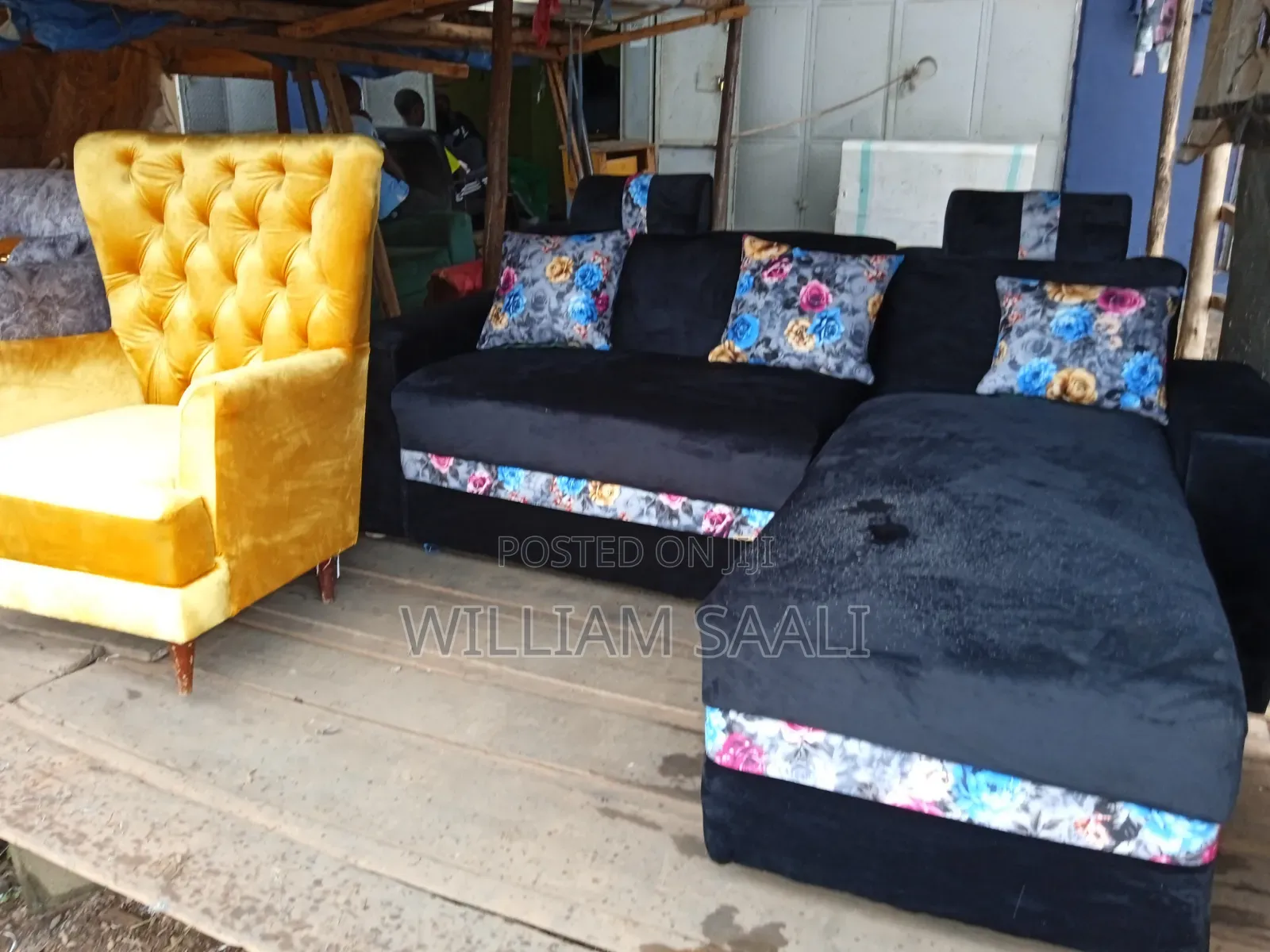 Mini L Sofa Set