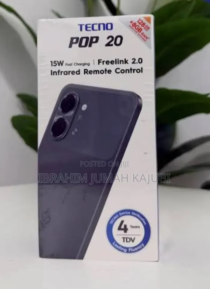 New Tecno Pop 20 128 GB Black