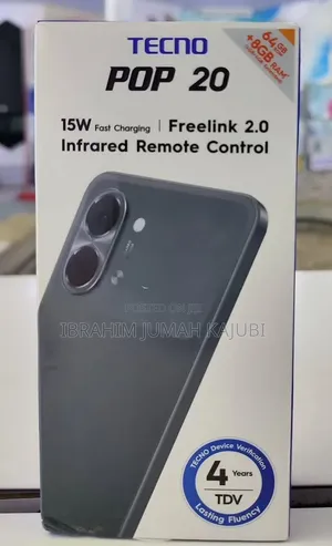 New Tecno Pop 20 128 GB Black