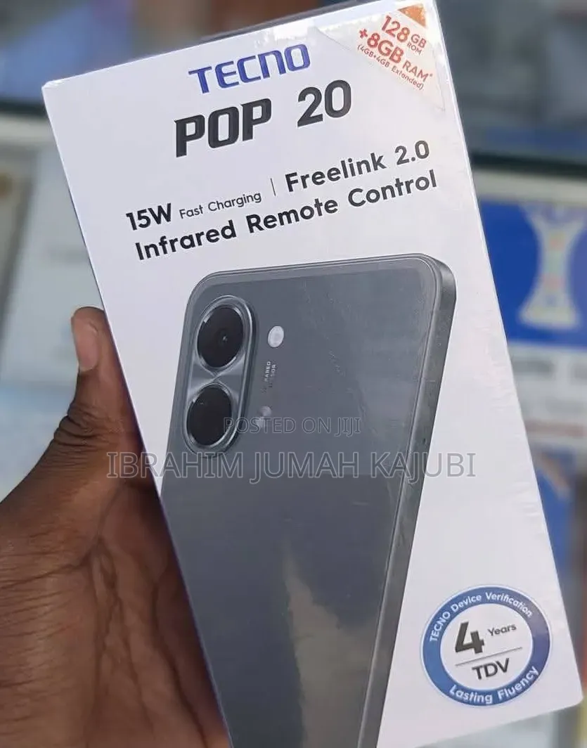 New Tecno Pop 20 128 GB Black