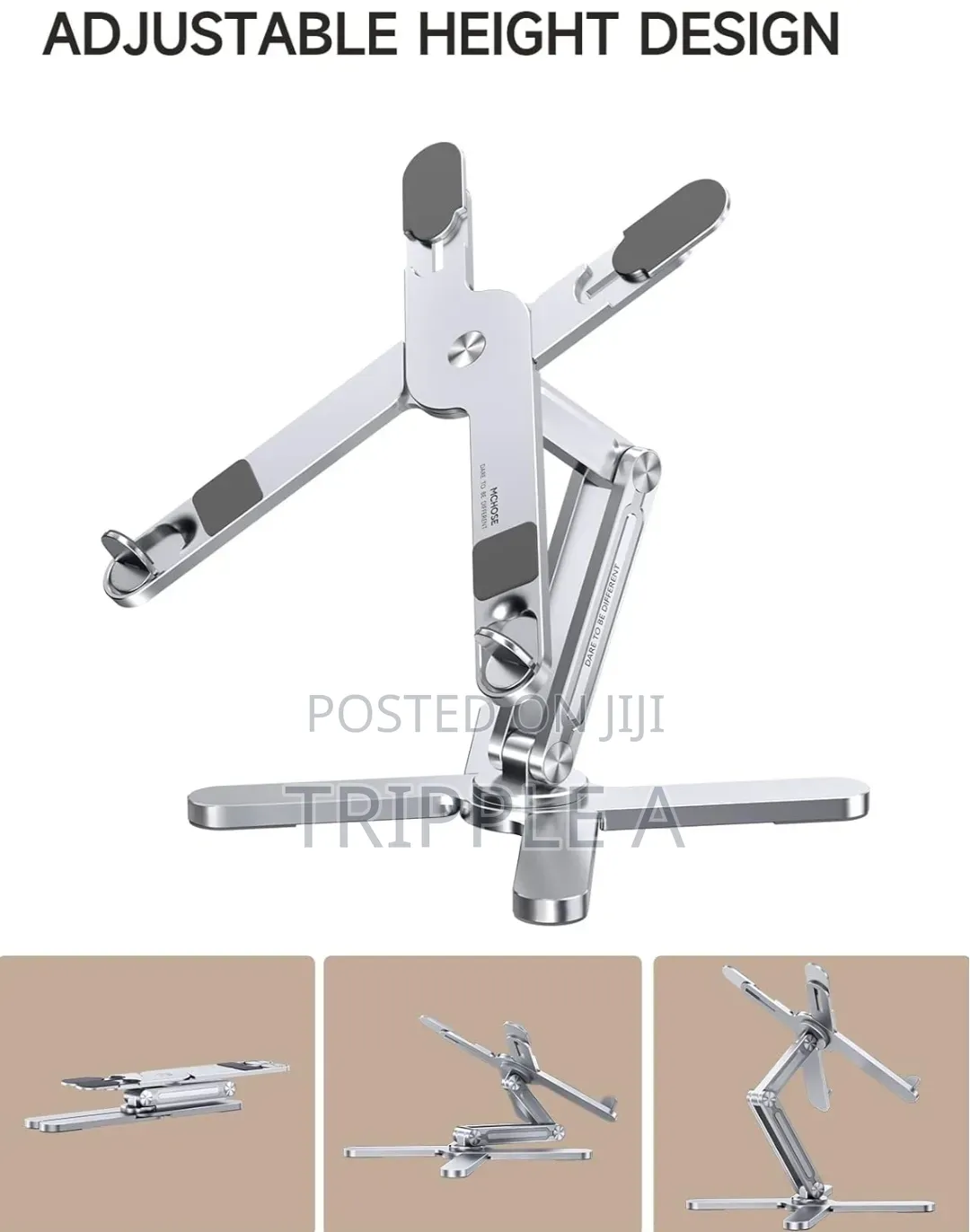Portable Laptop Stand With 360° Rotating Base