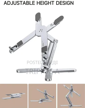 Portable Laptop Stand With 360° Rotating Base