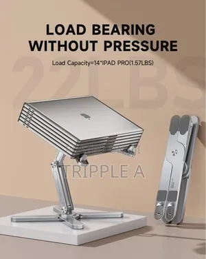 Portable Laptop Stand With 360° Rotating Base