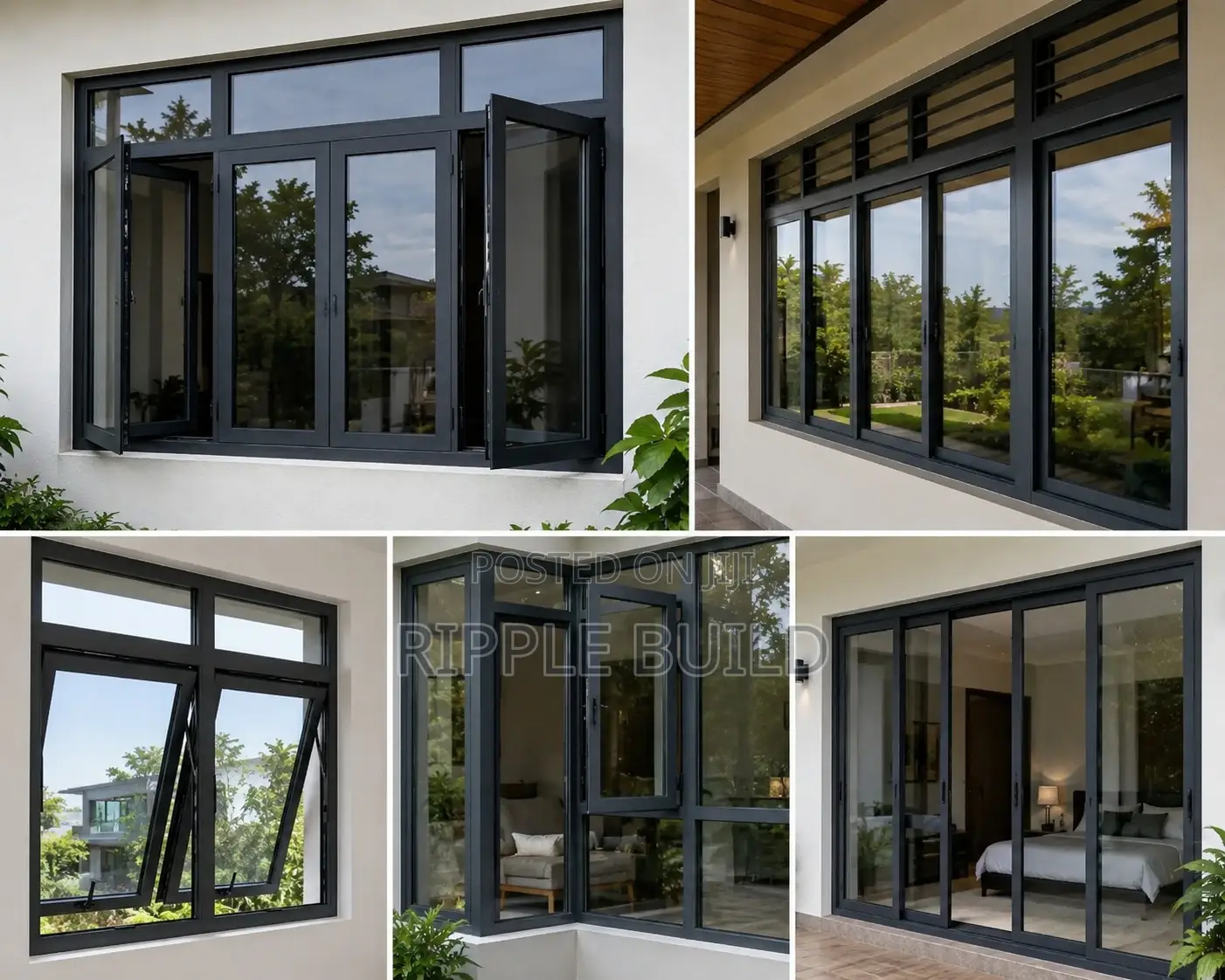 Modern Aluminium Windows for Homes Custom Installation