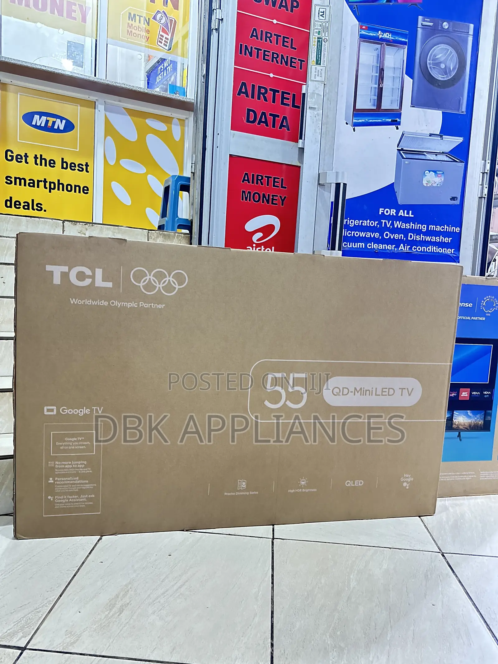 TCL 55inch Qd-Miniled Smart Available