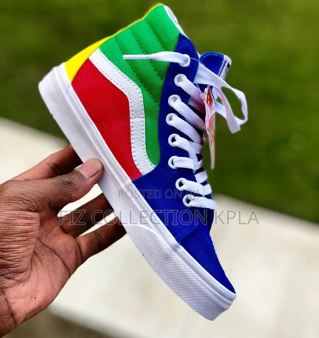 Vans Sk8-Hi in a Primary Colorblock Design