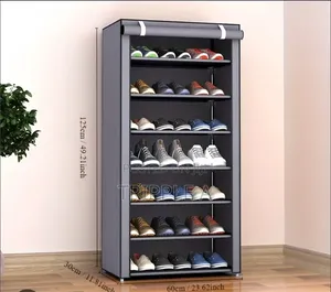 Porttable Column Shoe Rack
