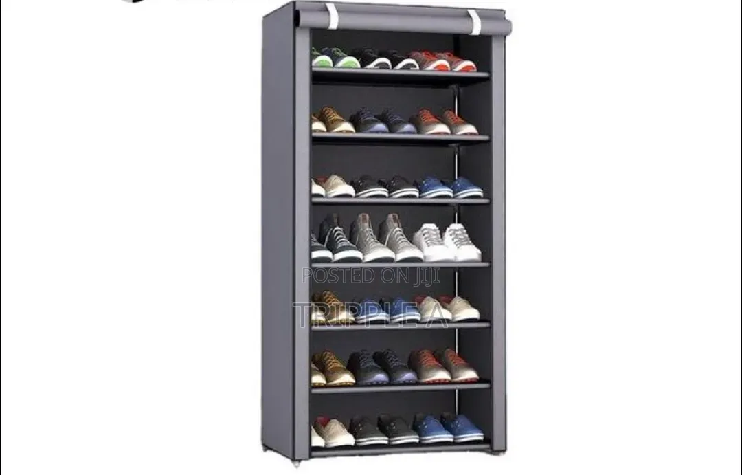 Porttable Column Shoe Rack
