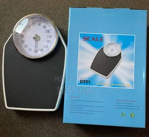 Personal Body Weight Bathroom Mechanical Weighing Scale - Black.