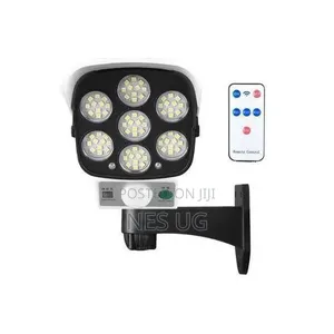 Solar Light Motion Sensor Security Dummy Camera - White