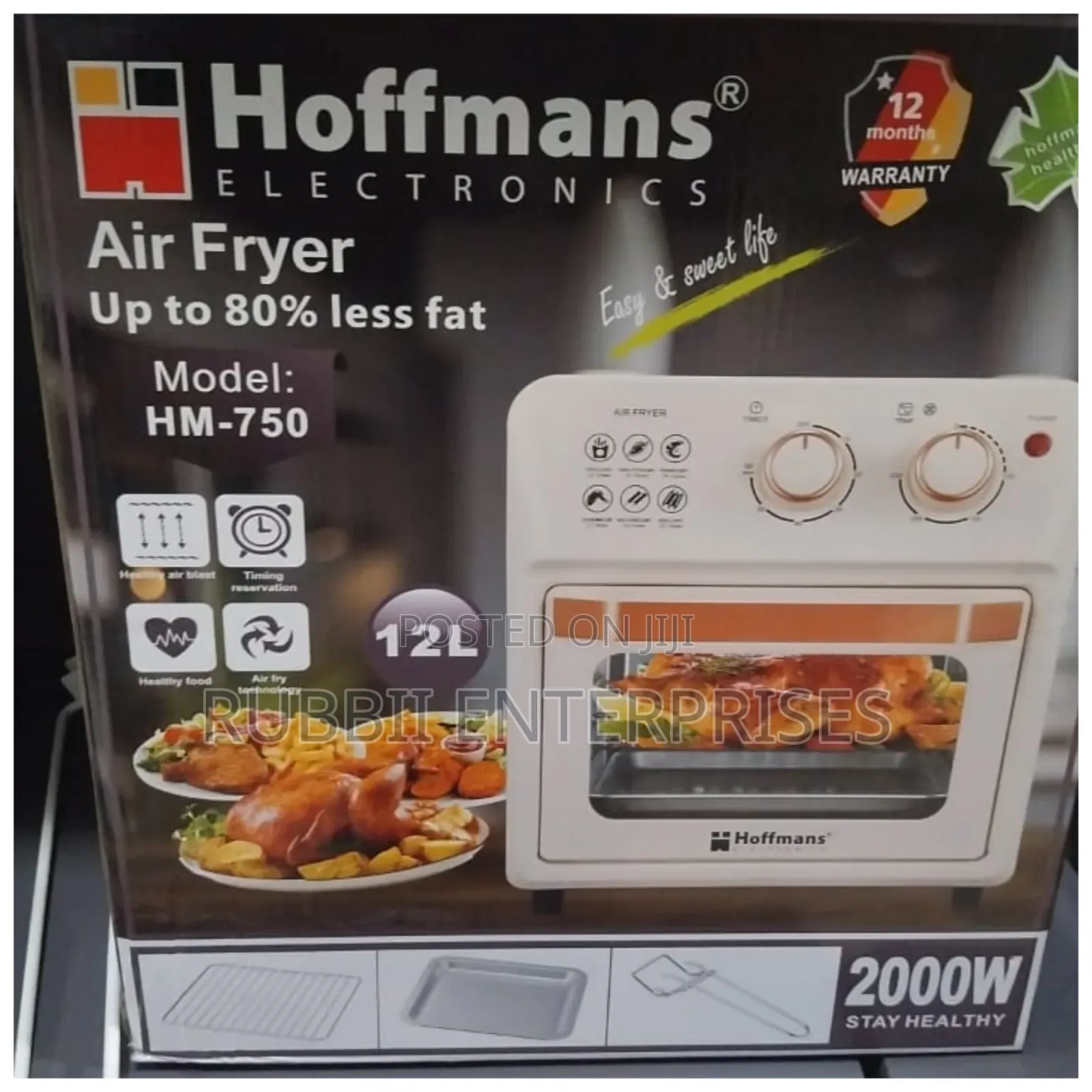 Air Fryer 12l ~ Hm750