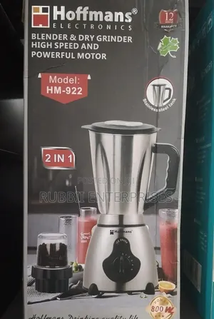 Blender Dry Grinder Metallic Jar