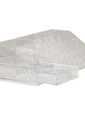 Acrylic Makeup Cosmetic Organizer, 16 Sections Organiser Display