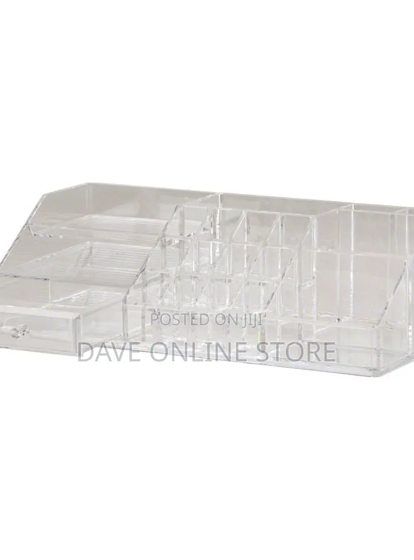 Acrylic Makeup Cosmetic Organizer, 16 Sections Organiser Display