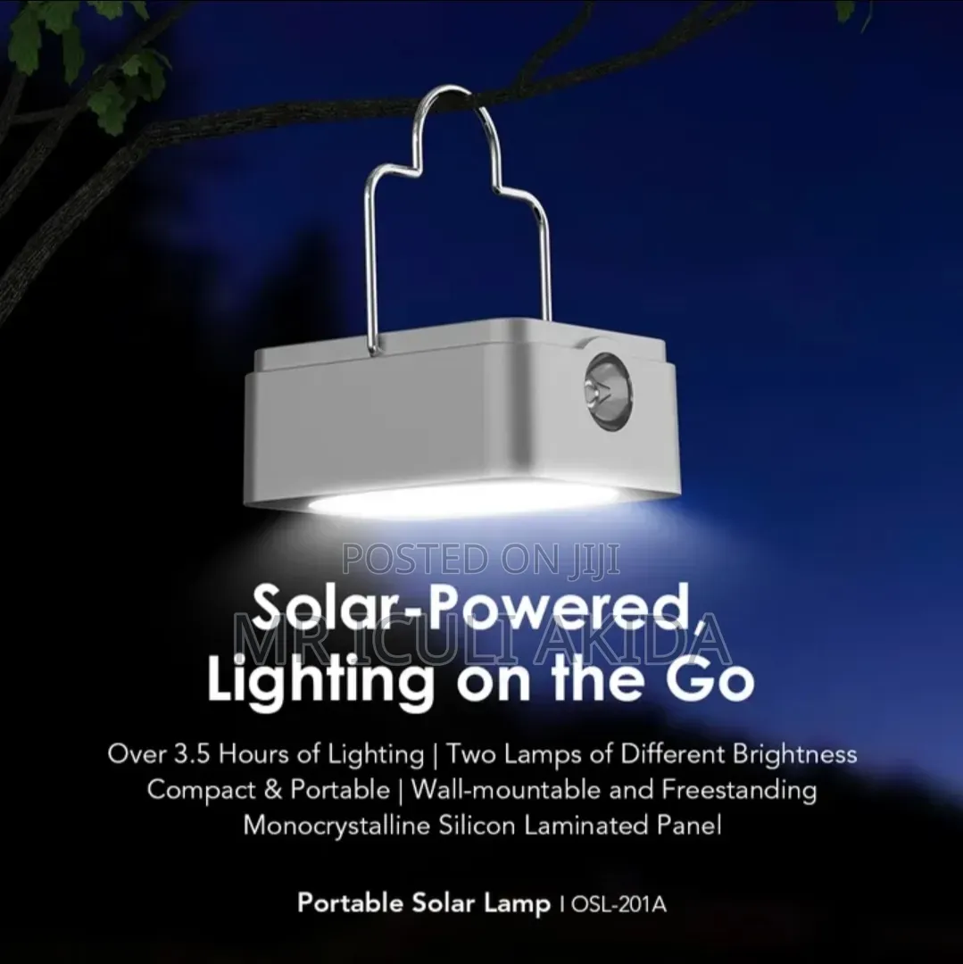 2pcs Oraimo Solar Smart Lamps 450mah Smart Lamp Solar
